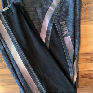 Victoria's Secret Pink Ultimate Leggings - Black and Gray